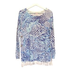 Lilly Pulitzer Ramona Fringe Sweater